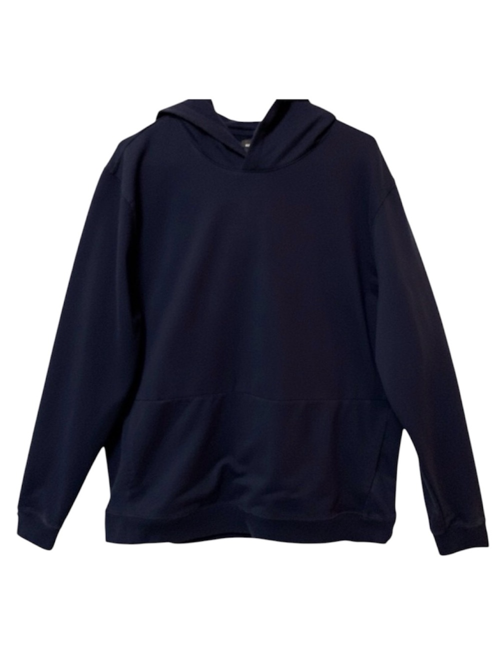 Nordstrom Mens Large Navy Organic Cotton Stretch Pullover Hoodie
